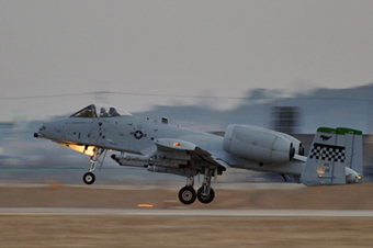 A-10 takeoff
